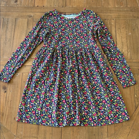 Mini Boden floral berry cotton dress 11-12 years - Picture 1 of 6
